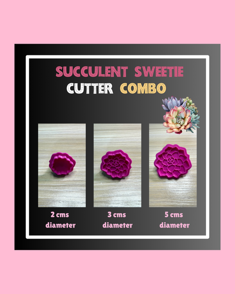 Succulent Sweetie - 3 Sizes Combo - CUTIE CUTTERS COLLECTION