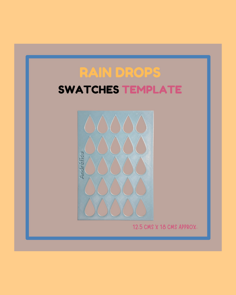 Rain Drops Swatches Template - ANDREFICA COLLECTION