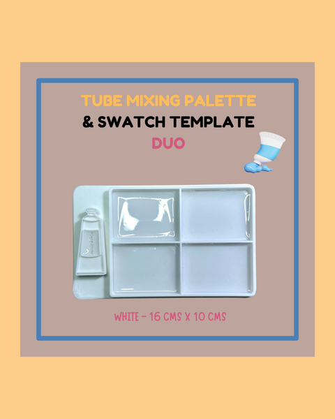 Tube Mixing Palette & Swatch Template Duo - ANDRÉFICA COLLECTION
