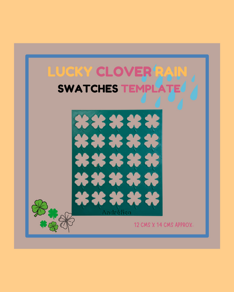 Lucky Clover + Raindrops Swatch Templates - ANDREFICA COLLECTION