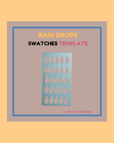 Rain Drops Swatches Template - ANDREFICA COLLECTION