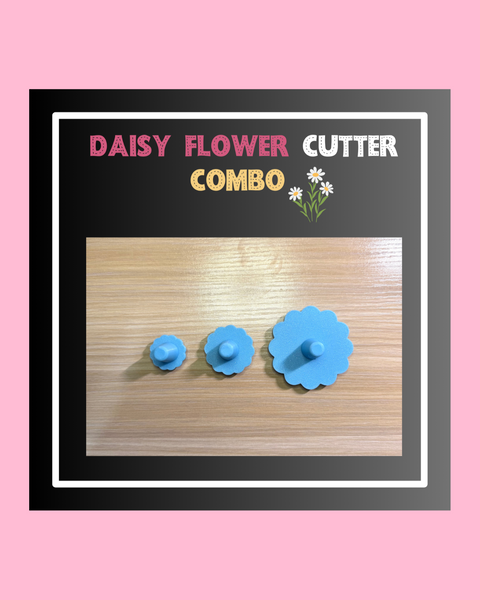 Daisy Bloom Cutter - 3 Sizes Combo - CUTIE CUTTERS COLLECTION