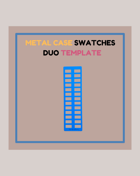 Metal Case Swatches Duo - ANDRÉFICA COLLECTION