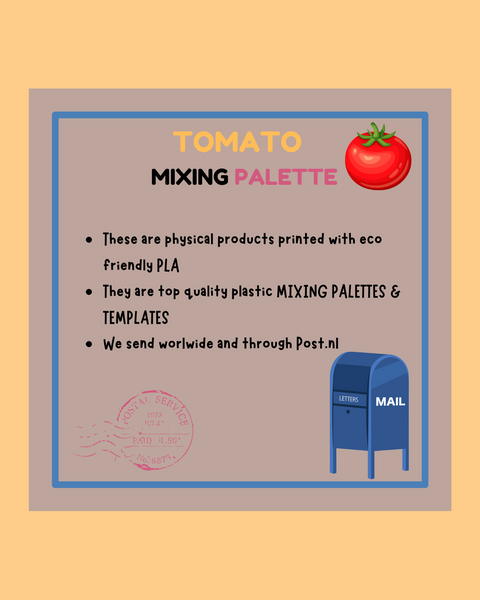 Tomato Mixing Palette - ANDREFICA COLLECTION