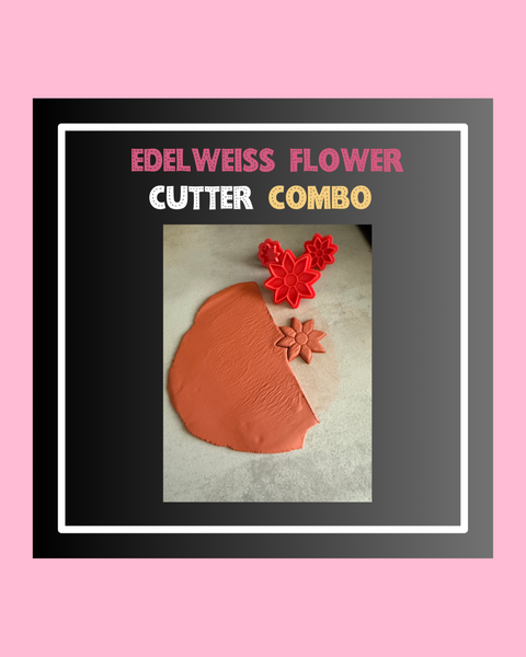Edelweiss Bloom Cutters – 3 Sizes Combo -CUTIE CUTTERS COLLECTION