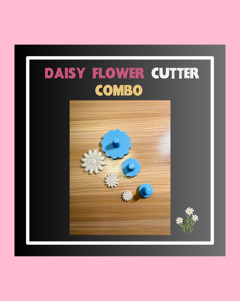 Daisy Bloom Cutter - 3 Sizes Combo - CUTIE CUTTERS COLLECTION