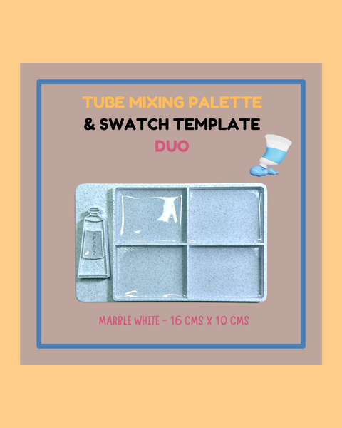 Tube Mixing Palette & Swatch Template Duo - ANDRÉFICA COLLECTION