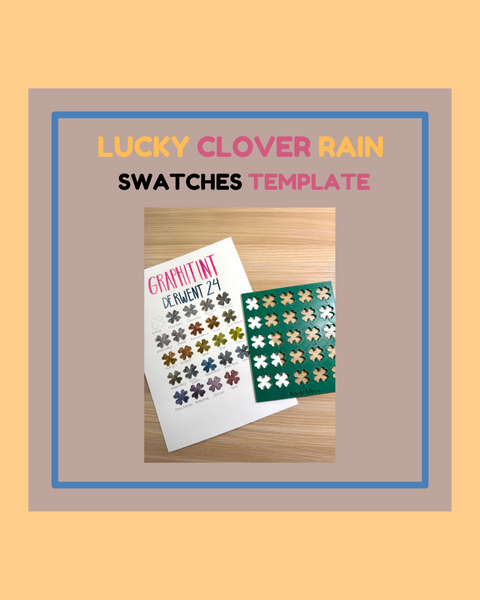 Lucky Clover + Raindrops Swatch Templates - ANDREFICA COLLECTION