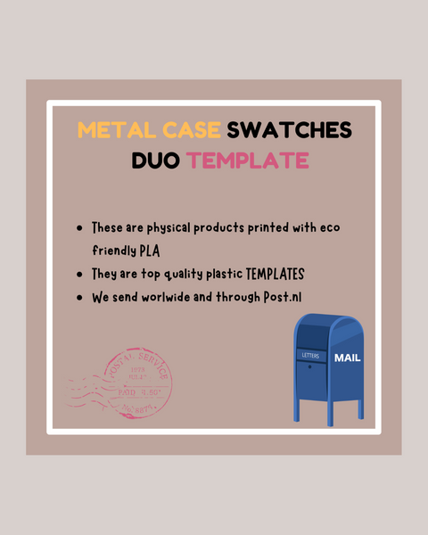 Metal Case Swatches Duo - ANDRÉFICA COLLECTION
