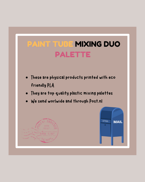 Paint Tube Palette Duo – Squeeze, Mix, and Slay the Color Game! - ANDRÉFICA COLLECTION