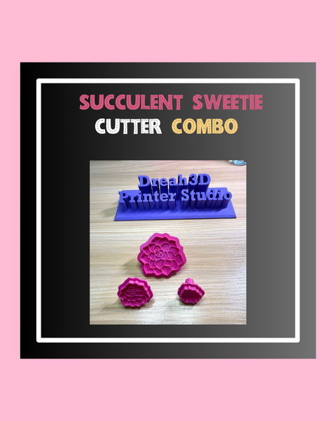 Succulent Sweetie - 3 Sizes Combo - CUTIE CUTTERS COLLECTION