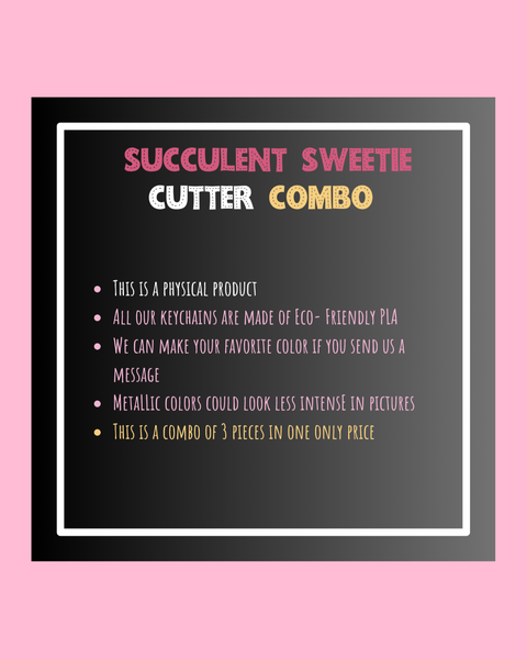 Succulent Sweetie - 3 Sizes Combo - CUTIE CUTTERS COLLECTION