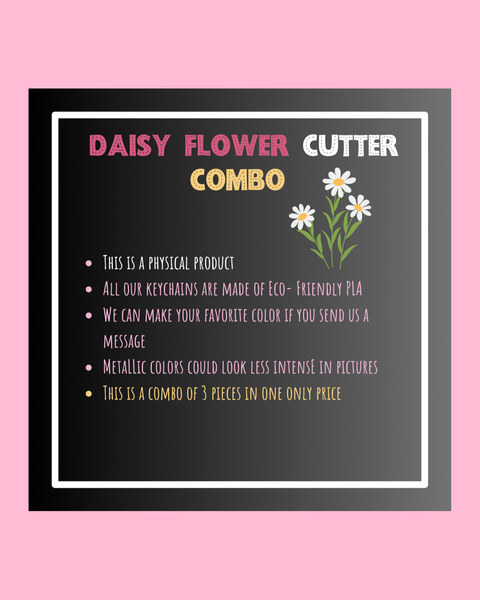 Daisy Bloom Cutter - 3 Sizes Combo - CUTIE CUTTERS COLLECTION