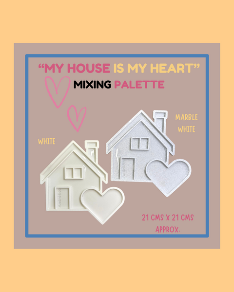 "My house is my heart" Mixing Palette - ANDREFICA COLLECTION
