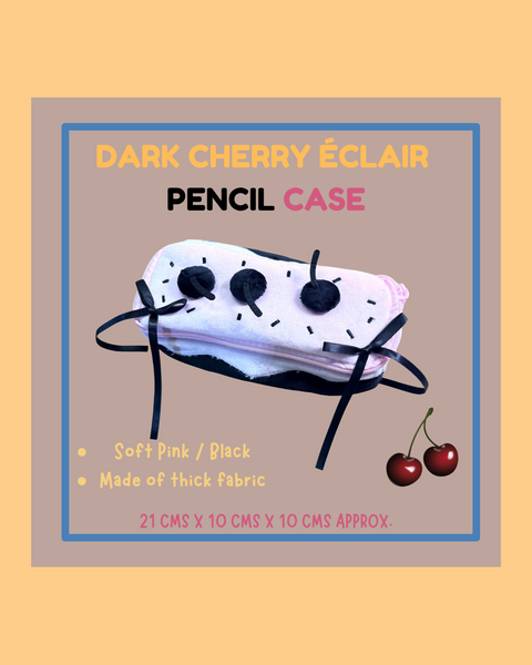 Dark Cherry Eclair Pencil Case - ANDREFICA COLLECTION