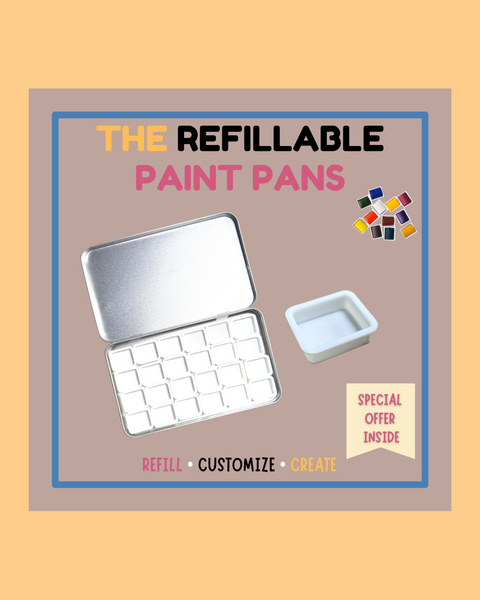 Refillable Pans 2 Sizes - ANDREFICA COLLECTION