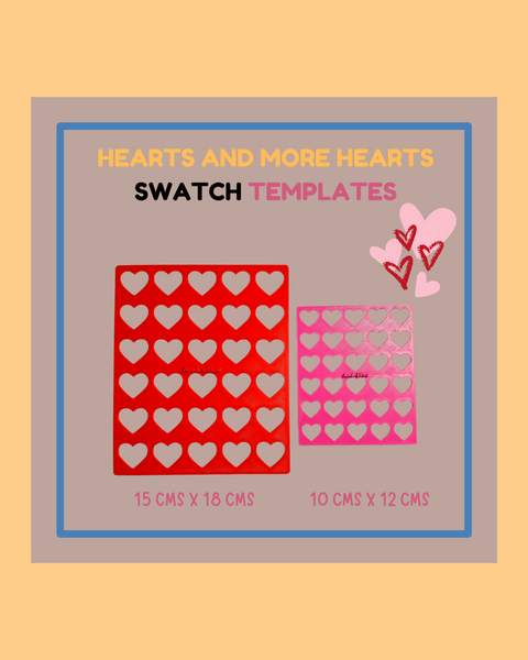Hearts & More Hearts Swatch Templates - ANDREFICA COLLECTION