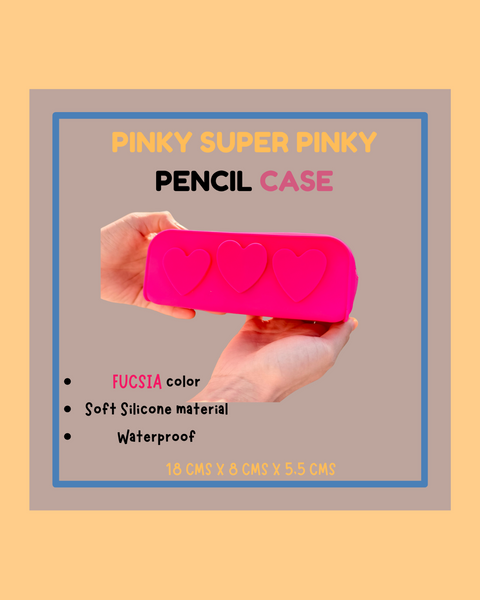 Super Pinky Pencil Case - ANDREFICA COLLECTION
