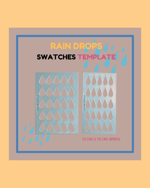 Rain Drops Swatches Template - ANDREFICA COLLECTION