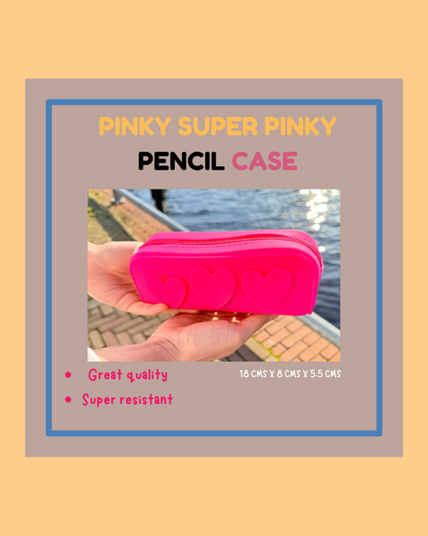 Super Pinky Pencil Case - ANDREFICA COLLECTION