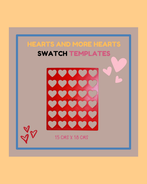Hearts & More Hearts Swatch Templates - ANDREFICA COLLECTION