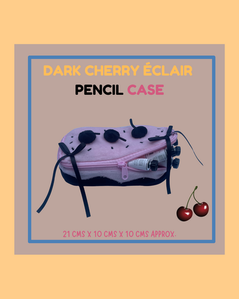 Dark Cherry Eclair Pencil Case - ANDREFICA COLLECTION