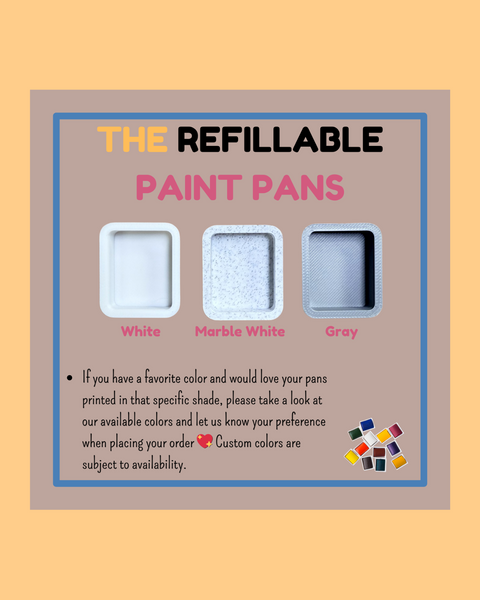 Refillable Pans 2 Sizes - ANDREFICA COLLECTION