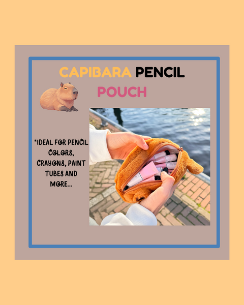 Capibara Pencil Pouch - ANDREFICA COLLECTION