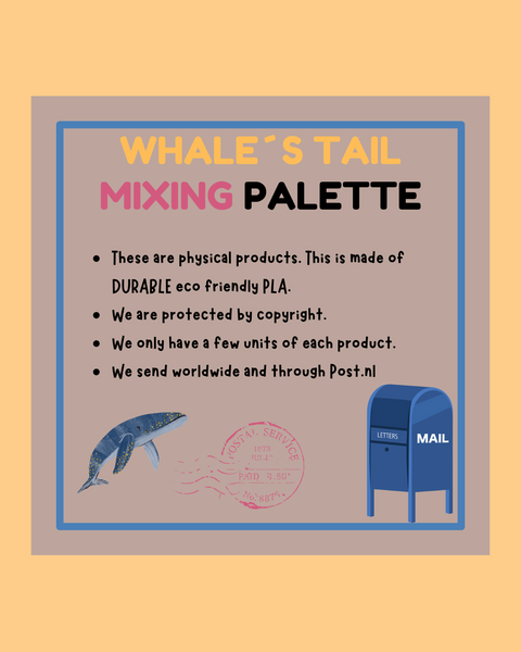 Whale´s Tail Mixing Palette - ANDREFICA COLLECTION