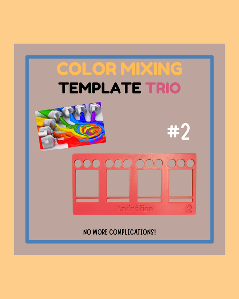 Color Mixing Template Trio - ANDREFICA COLLECTION