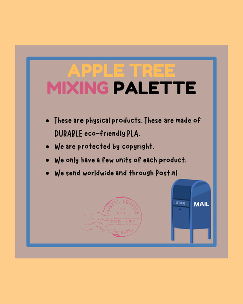 Apple Tree Mixing Palette - ANDREFICA COLLECTION