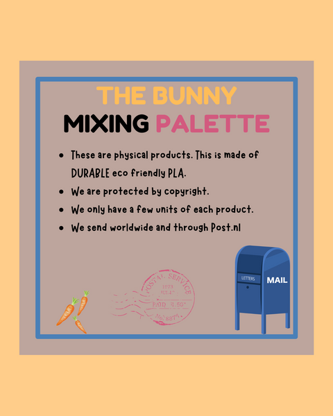 The Bunny Mixing Palette - ANDREFICA COLLECTION