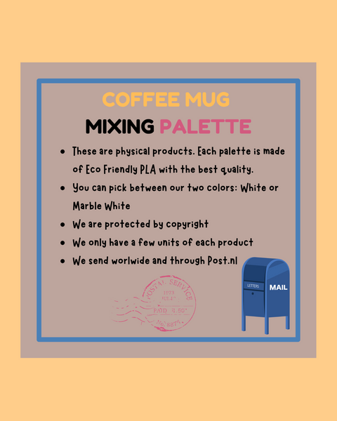 Coffee Mug Mixing Palette - ANDREFICA COLLECTION