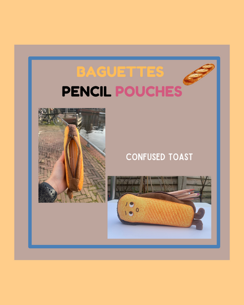 Baguette Pencil Pouches - ANDREFICA COLLECTION