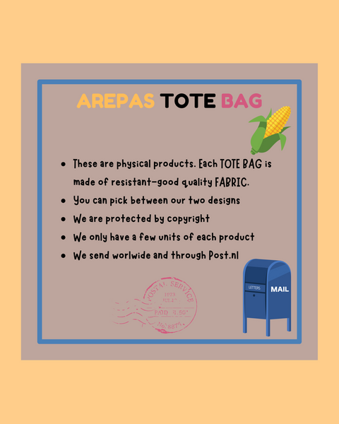 Arepas Tote Bag - ANDREFICA COLLECTION
