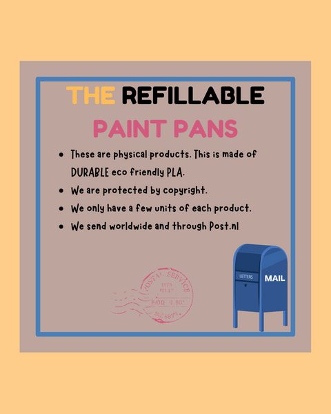 Refillable Pans 2 Sizes - ANDREFICA COLLECTION