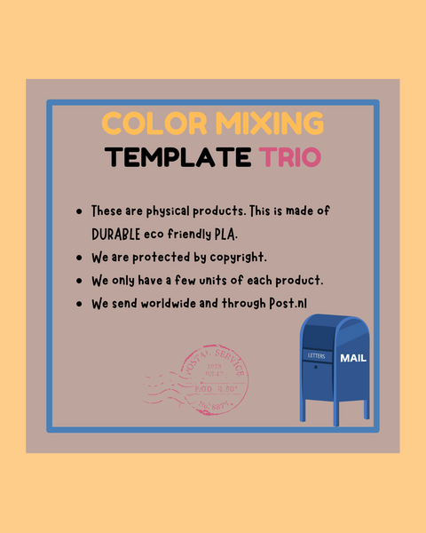 Color Mixing Template Trio - ANDREFICA COLLECTION