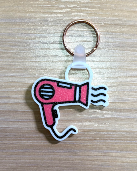 Whimsical Hairdryer NFC Keychain –STYLED BY A HAIRDRESSER